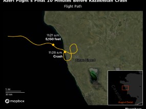 阿塞拜疆航空称坠机由“外部干扰”所致 已暂停飞往俄罗斯十个城市航班