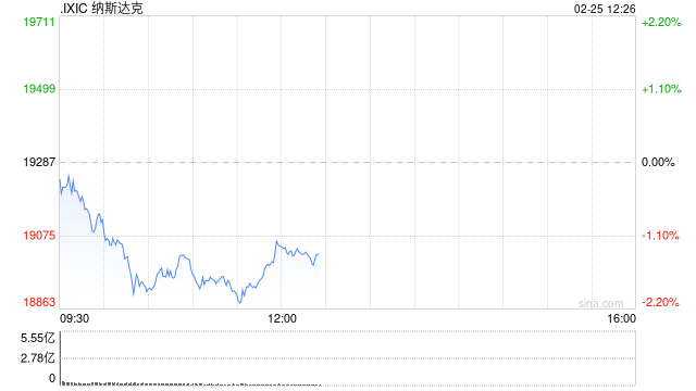 午盘：美股走低科技股领跌 特斯拉一度跌逾9%